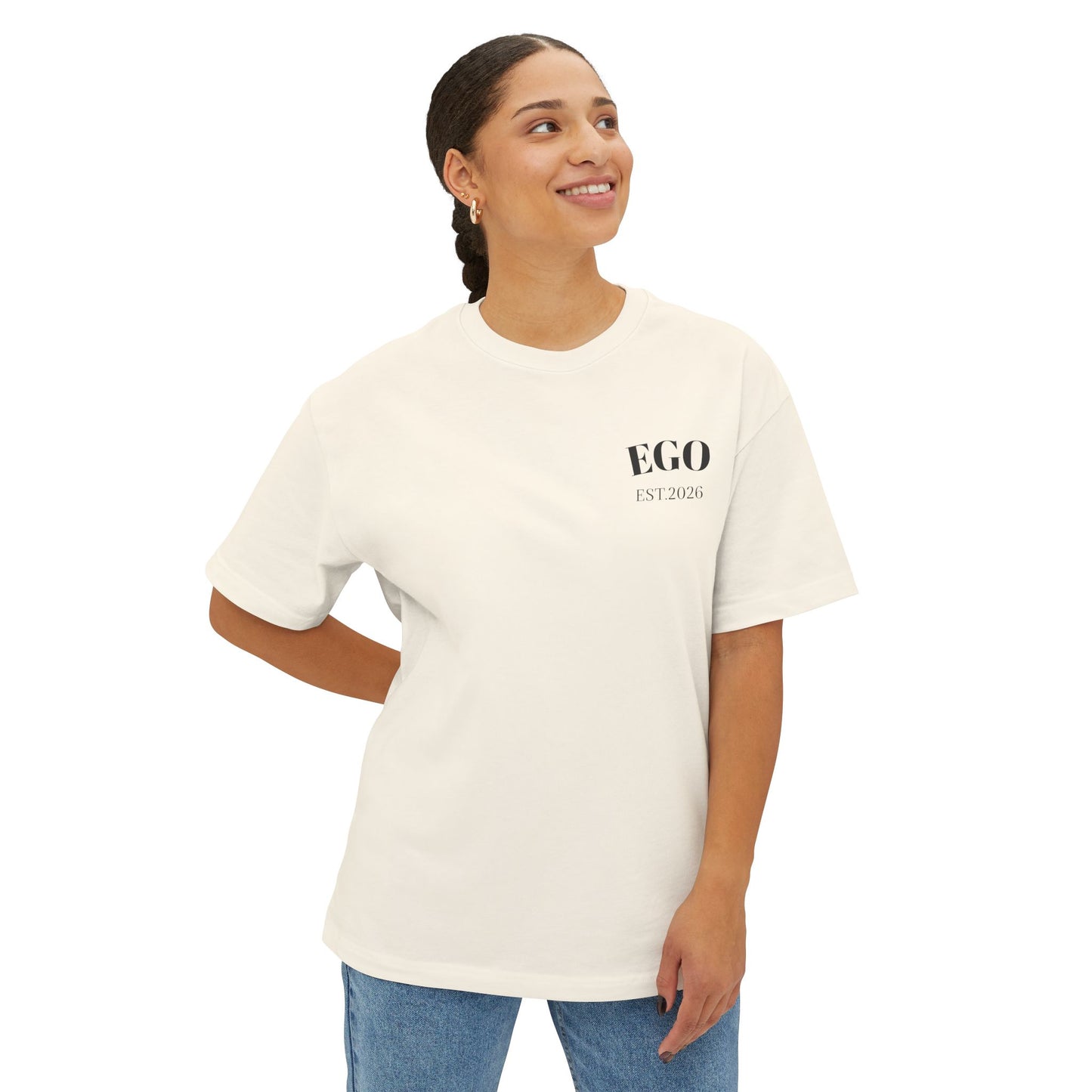 'EGO Unstoppable' -Back Minimal Graphic Tee