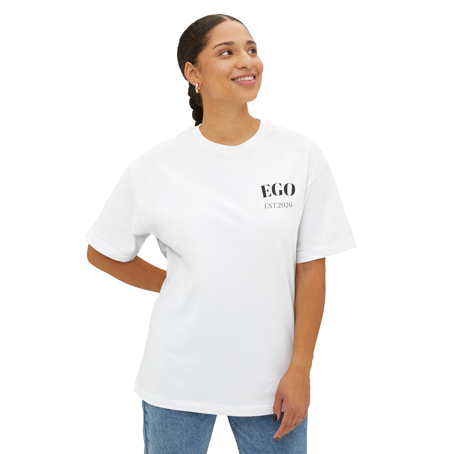 'EGO Unstoppable' -Back Minimal Graphic Tee